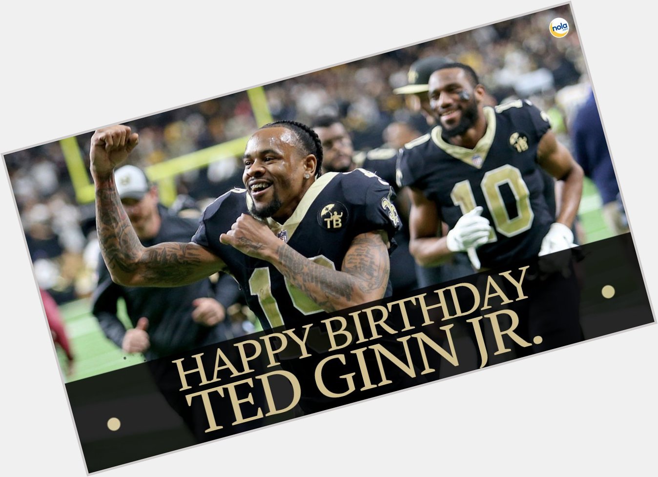 Happy birthday, Ted Ginn Jr!   