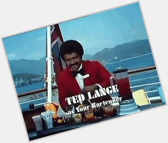 Happy 71st birthday to the greatest bartender in the history of television, Ted Lange! 