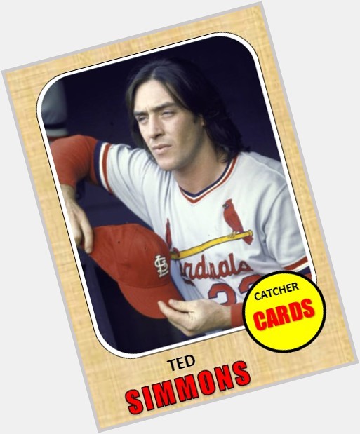 Happy 72nd birthday to new HOFer Ted Simmons.  Played 2nd fiddle to Johnny Bench for a long time. 