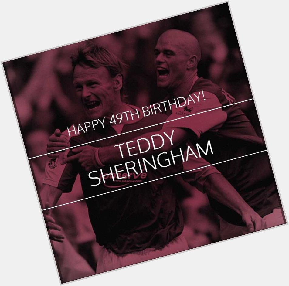 Happy birthday to Teddy Sheringham  who turns 49 today   