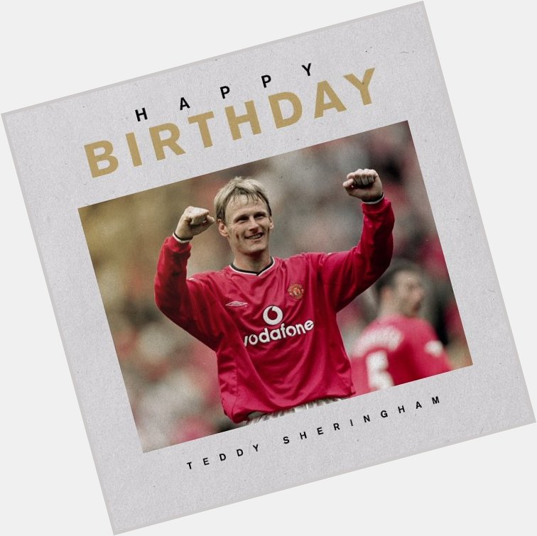 Happy Birthday to Millwall legend Teddy Sheringham ! 52 ( I think ) 