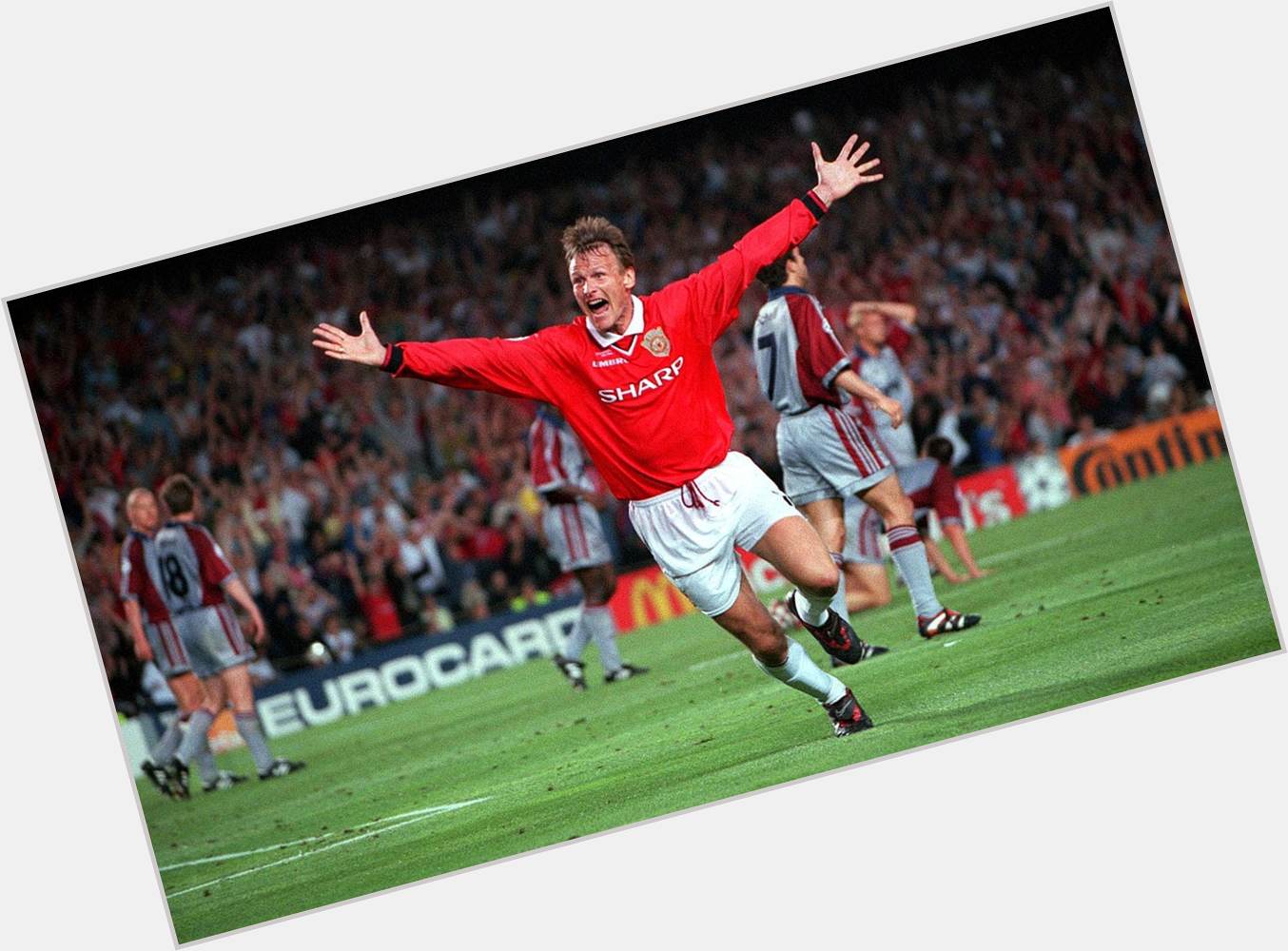Happy birthday, Teddy Sheringham. And thank you. For the best year of my life. 