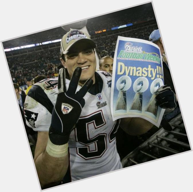  Happy Birthday to one of the best to ever do it all time great Tedy Bruschi thanks for all you did!!!! 