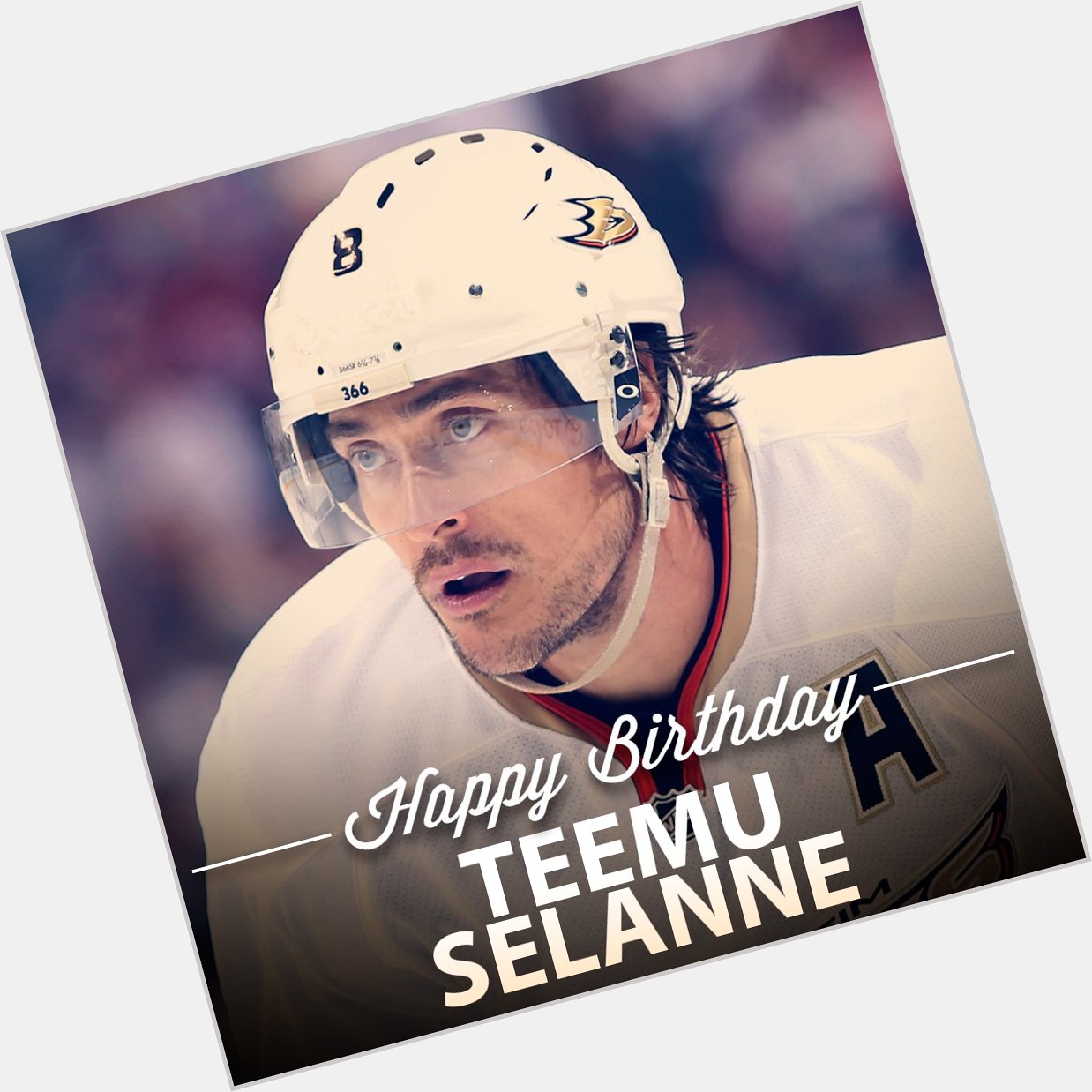 Happy birthday to the Finnish Flash, Teemu Selanne! 