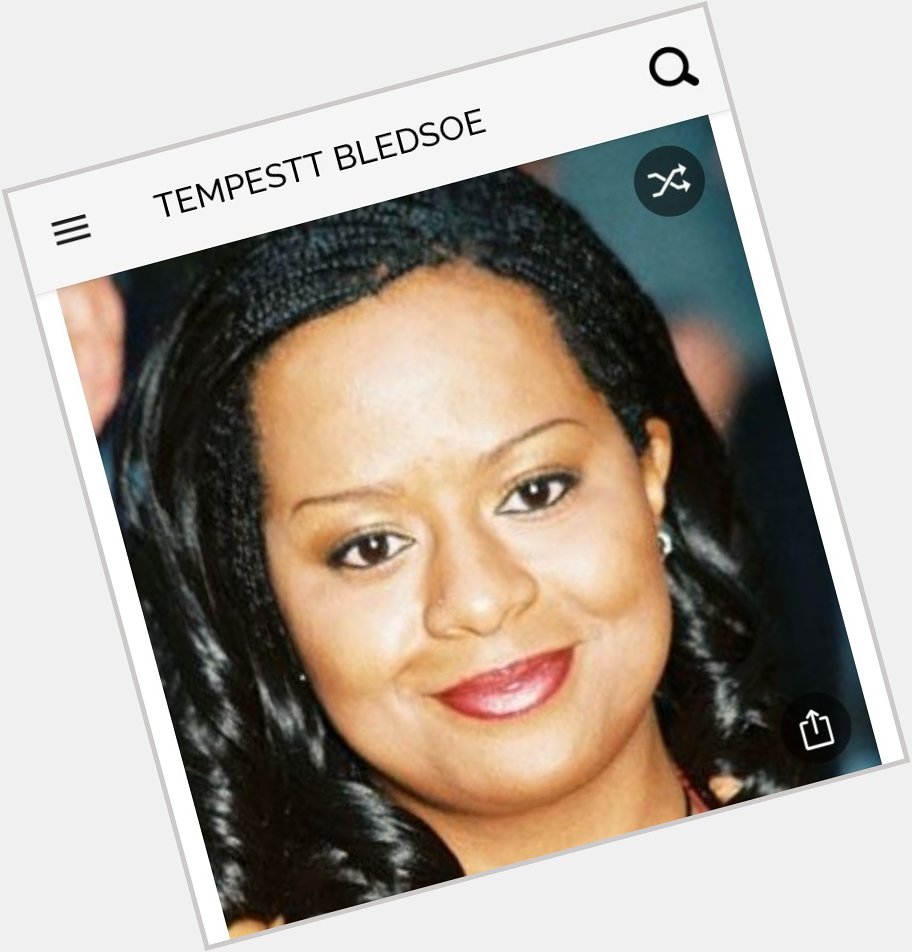 Happy birthday to this great actress.  Happy birthday to Tempestt Bledsoe 