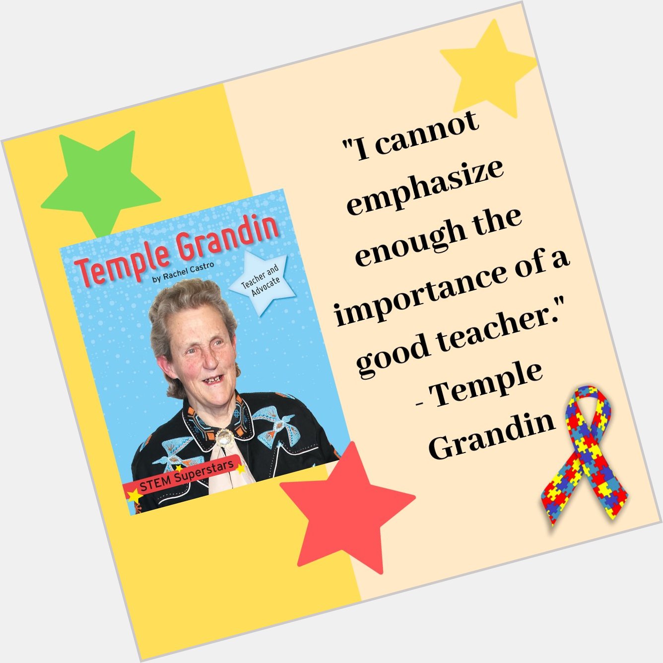 Happy Birthday Temple Grandin!

Click here to learn more about her amazing life:  