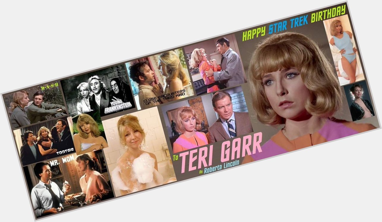 Happy TOSS Birthday to Teri Garr! I got you a new voice-activated typewriter! 