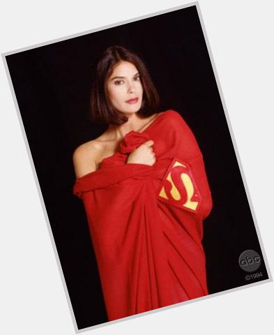 Happy Birthday Teri Hatcher! Youve done so many great things, like conquering the early net just by wearing a cape. 