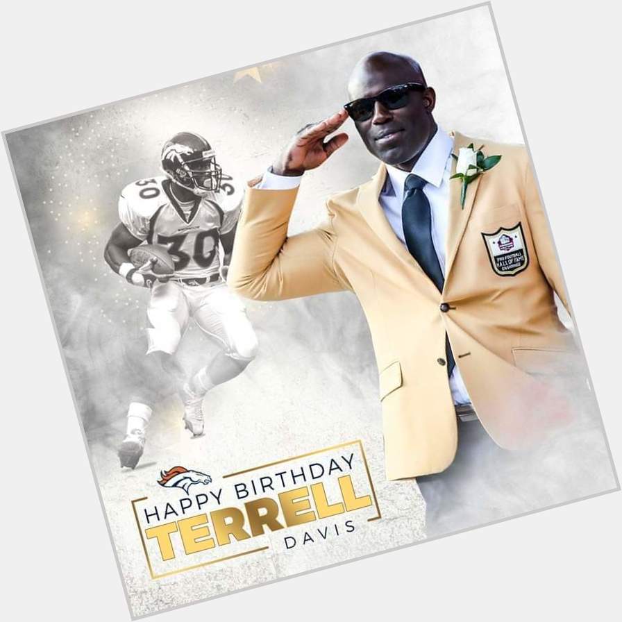 Happy birthday to Super Bowl winner Terrell Davis 