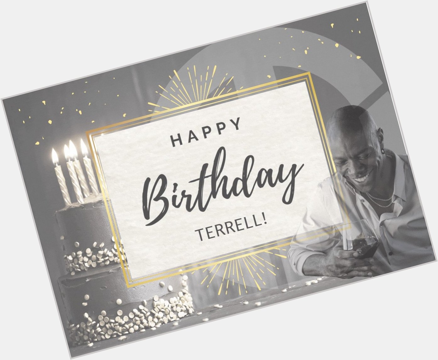 Happy Birthday to you Terrell Owens .. and many more!! 