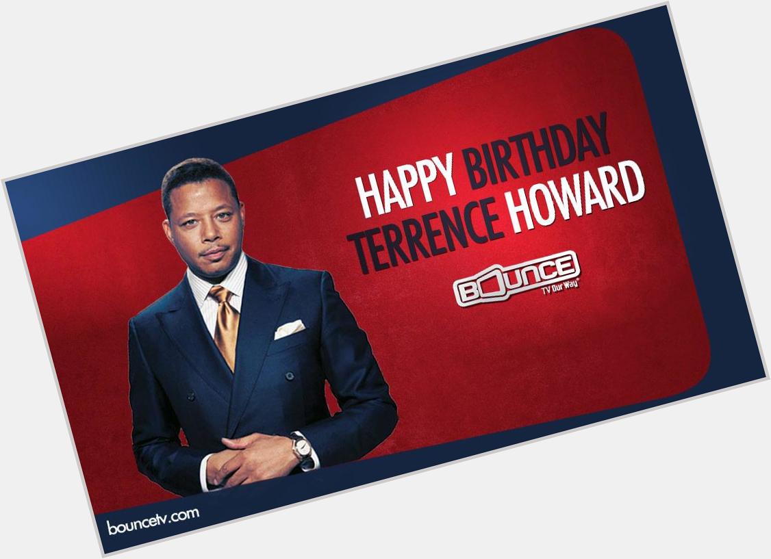 Happy birthday to favorite Terrence Howard! The popular actor turns 46 today. Do yo thang, brother! 