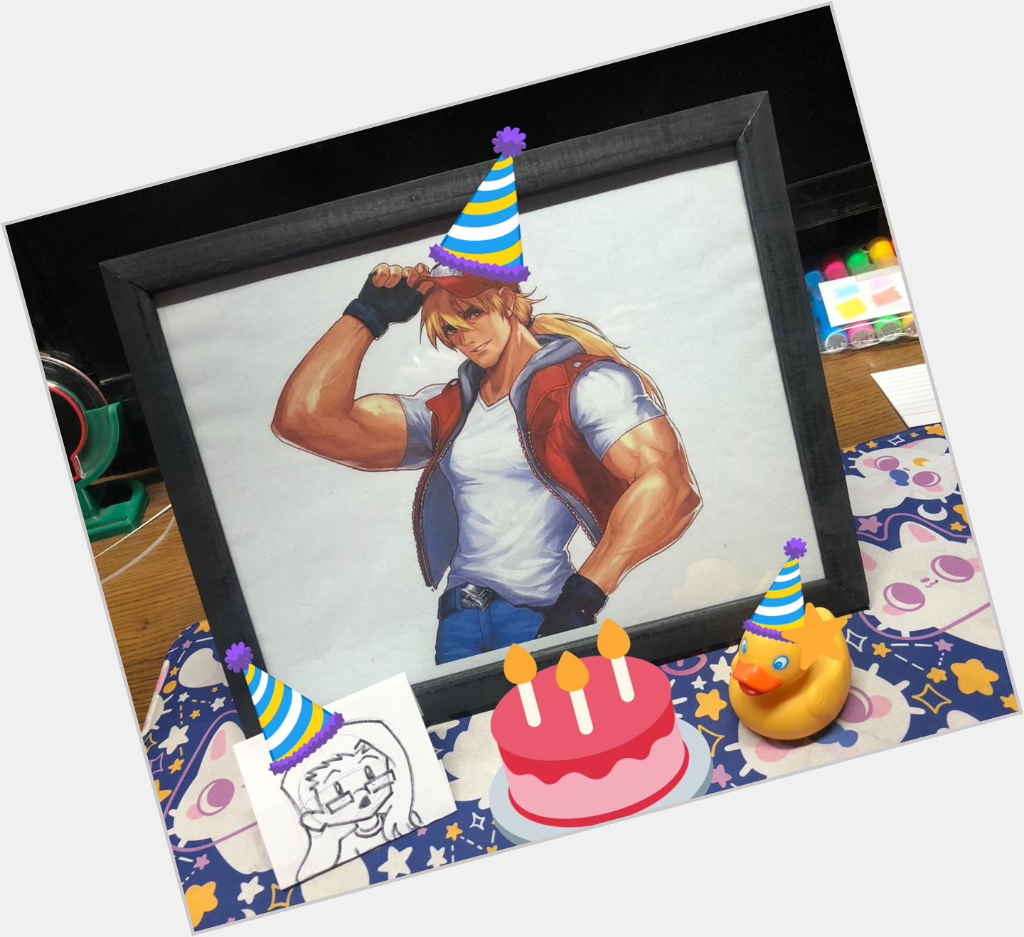 Happy birthday to me, but most importantly, Terry Bogard. 

Fantastic company to be in~ 
