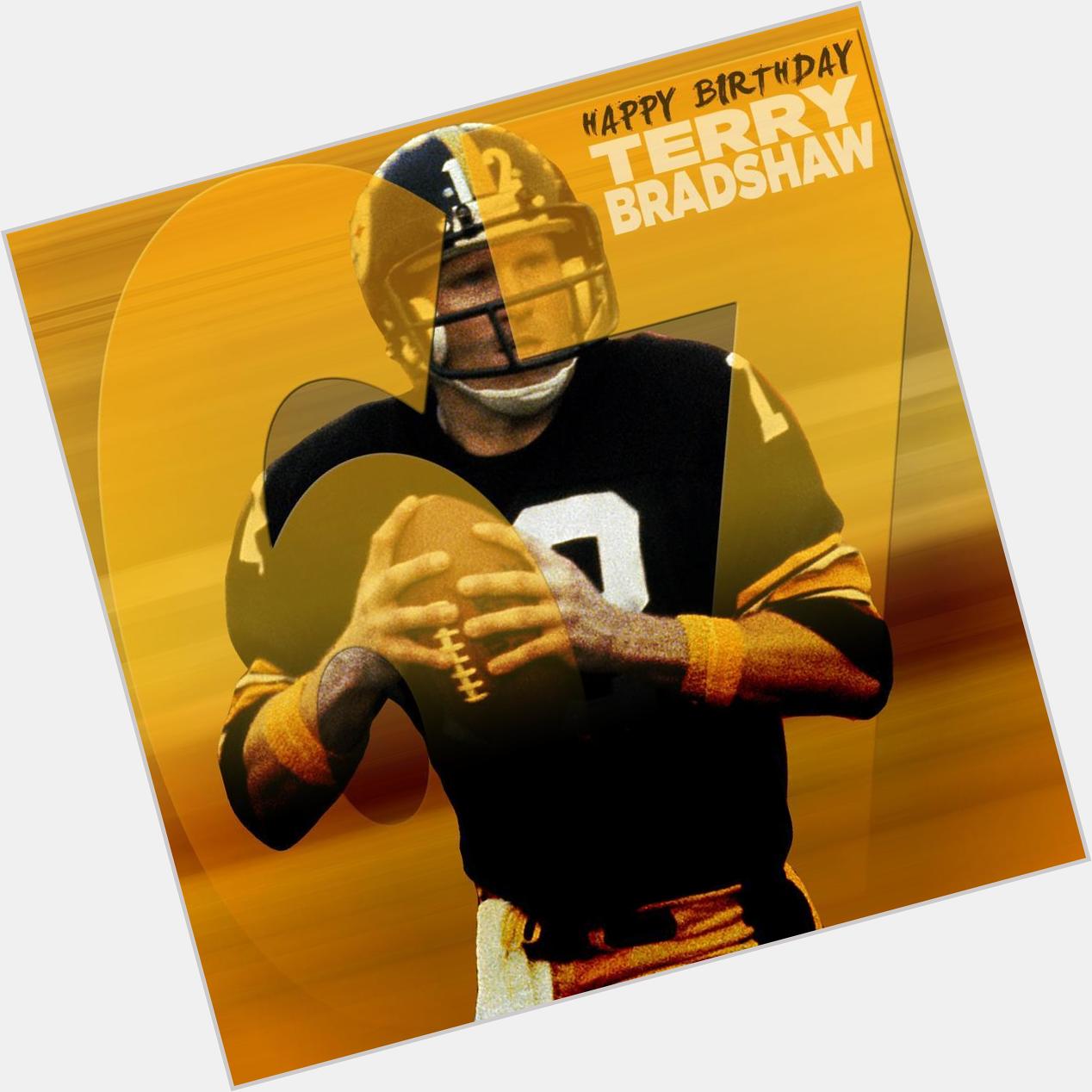 NFL : to help us wish steelers legend Terry Bradshaw a Happy Birthday!  