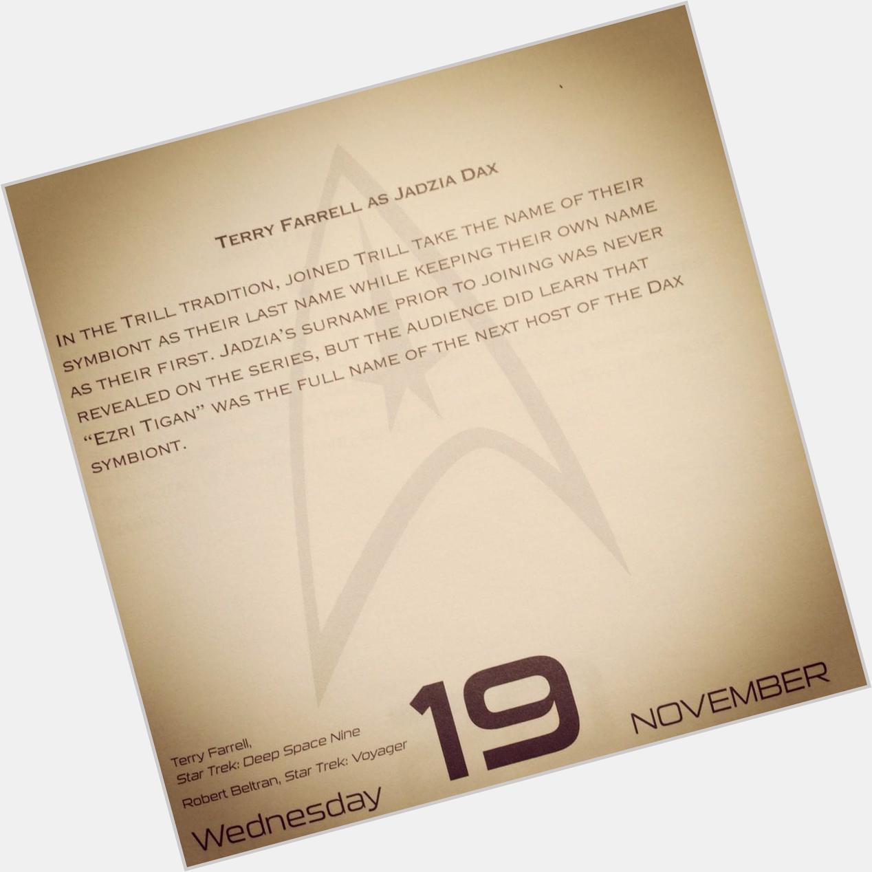 This Day in Trek - November 19, 2014 Happy Birthday Terry Farrell! 