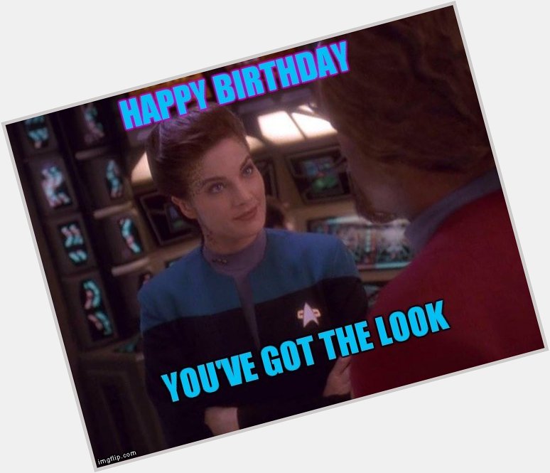 Happy birthday to Terry Farrell! This look says, \"Worf, you need to be on Renegades!\"  