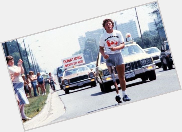 Happy birthday, Terry Fox! He would have been 60 today.  