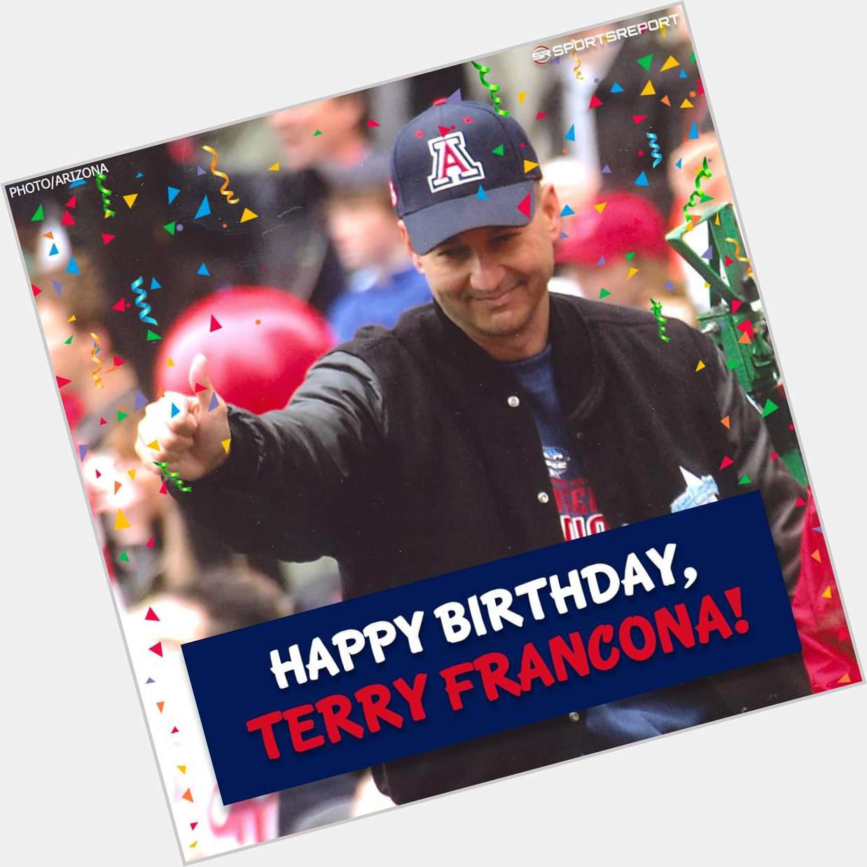 Wishing A Happy Birthday To Arizona Wildcats & Current Cleveland Manager Terry Francona! 