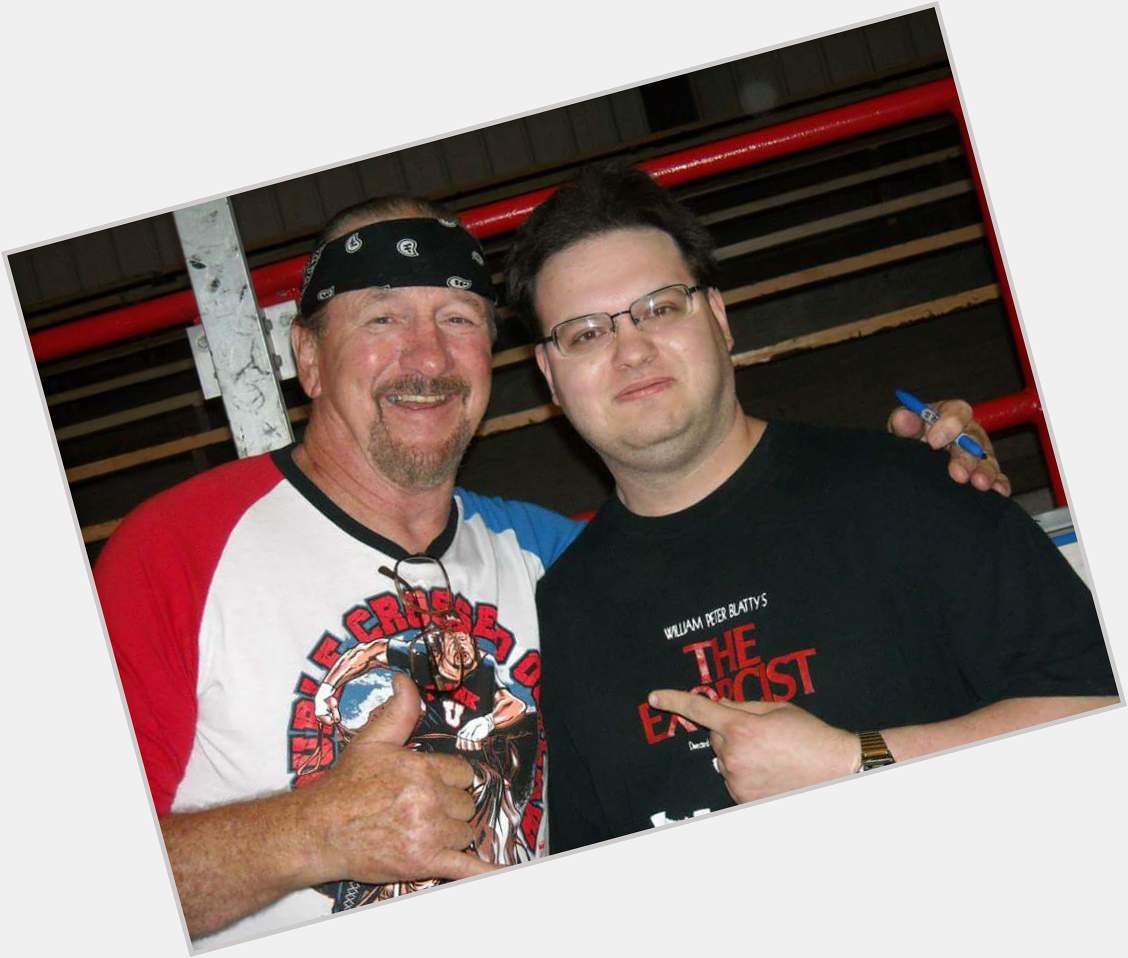 Happy birthday to the one and only living legend Terry Funk! It was an honor to meet him! 