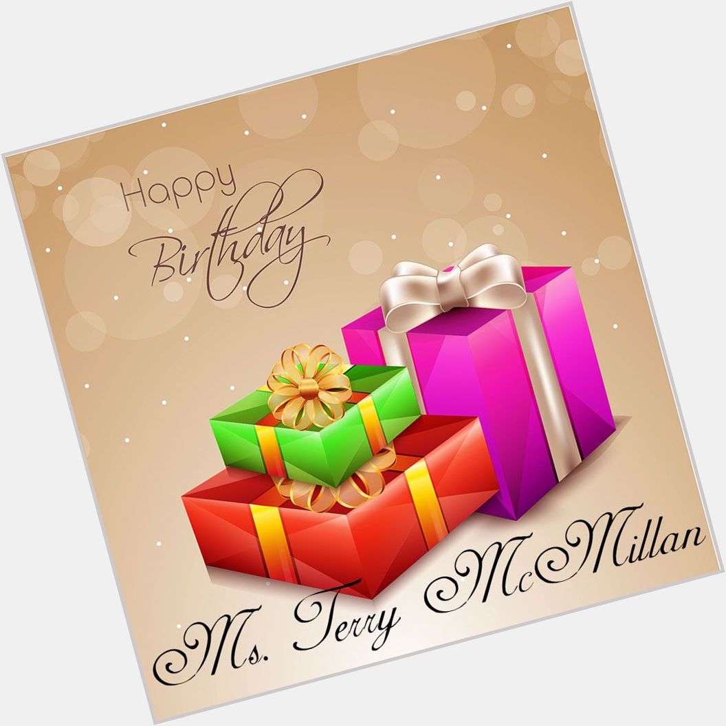 Happy Birthday To This Iconic Author - Terry McMillan 
