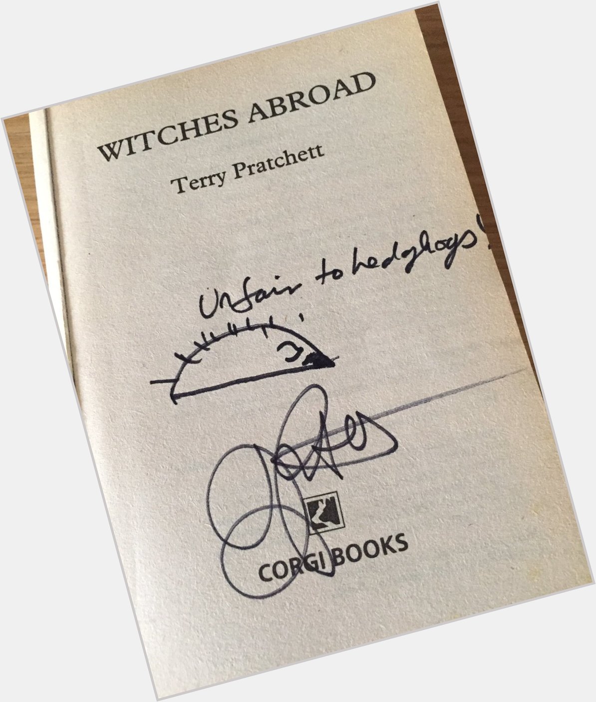   Happy Birthday Terry Pratchett. Fortunate indeed to have seen him talk. 