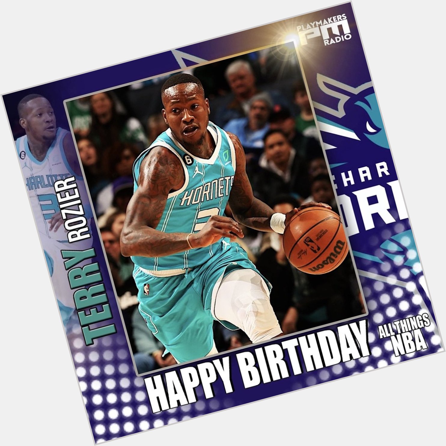 Join us in wishing Terry Rozier of the Charlotte Hornets a very happy 29th birthday!!!   