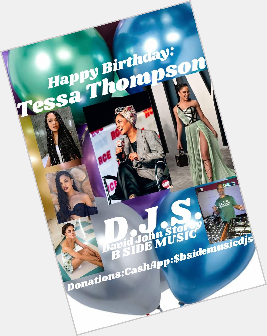 I(D.J.S.) wish Actress: \"TESSA THOMPSON\" Happy Birthday!!! 