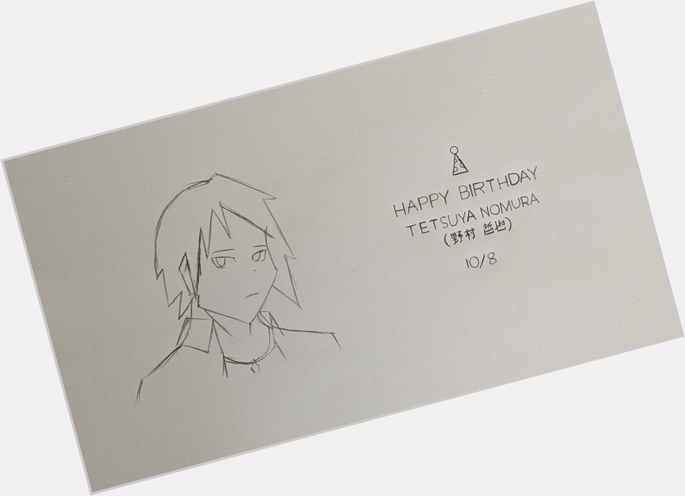 Heard it\s Mr. XIII\s birthday, so I couldn\t resist drawing him. Happy Birthday Tetsuya Nomura! 