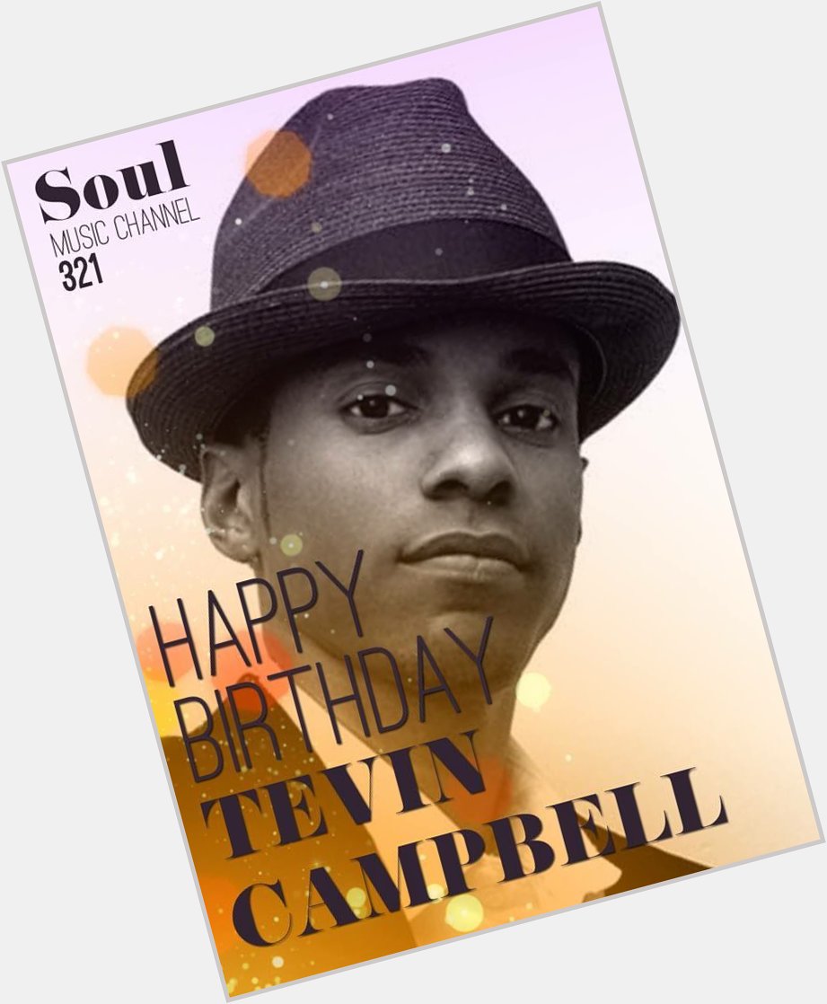 Happy Birthday to singer-songwriter and actor Tevin Campbell 