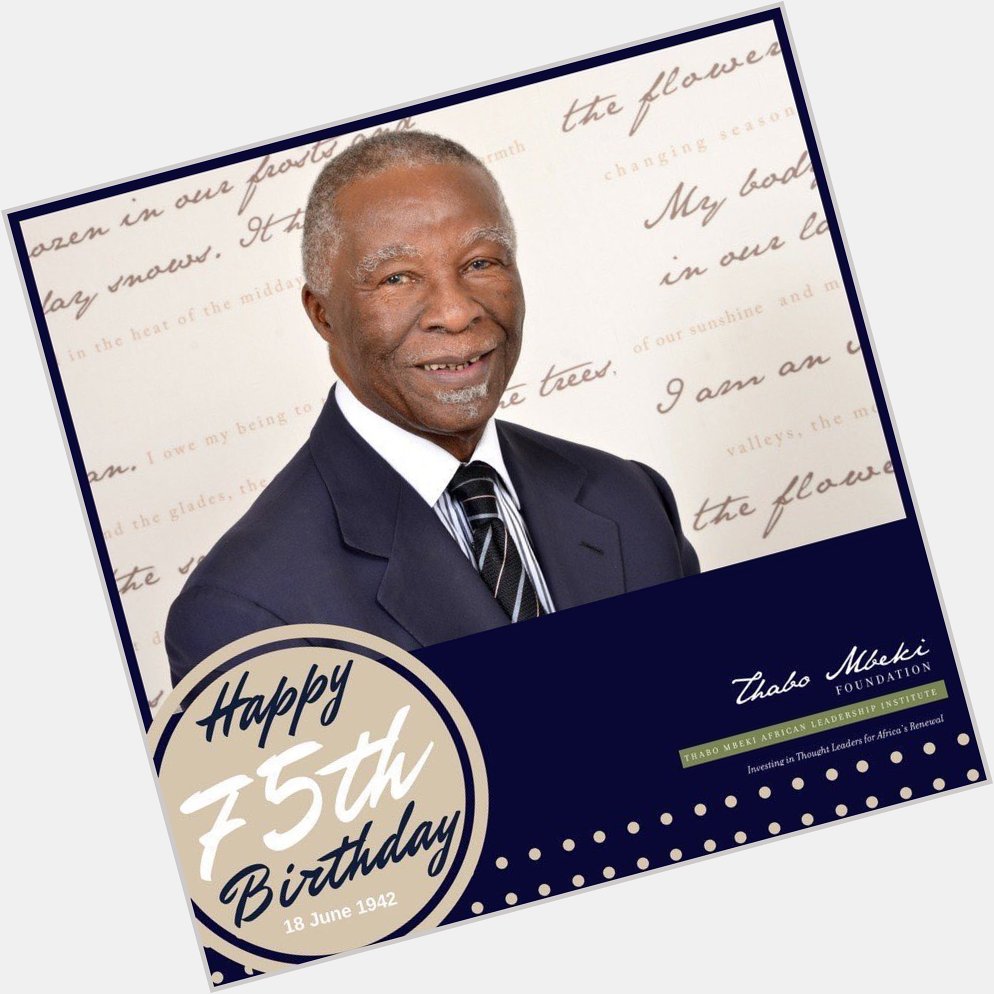 TMF Group will like to wish the Father of the Continent, His Excellency Thabo Mbeki a Happy Birthday. 