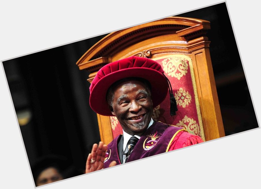 Happy and blessed birthday president, leader, Chancellor Thabo Mbeki.   