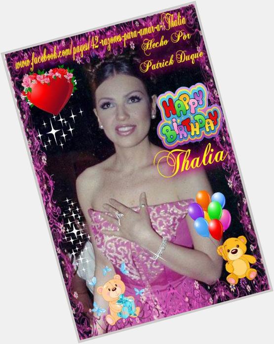  Happy Birthday you are special, a  woman with big heart, tengo orgulloso de ser vuestro fan. María Mercedes 
