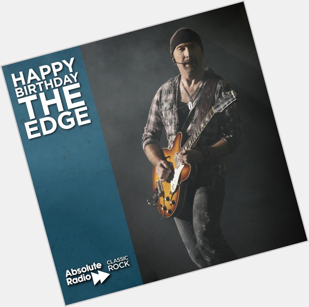 Happy birthday to the Edge! He s 58 today!   