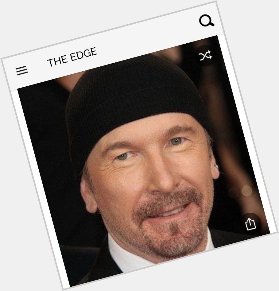 Happy birthday to this great guitarist from U2. Happy birthday to The Edge 