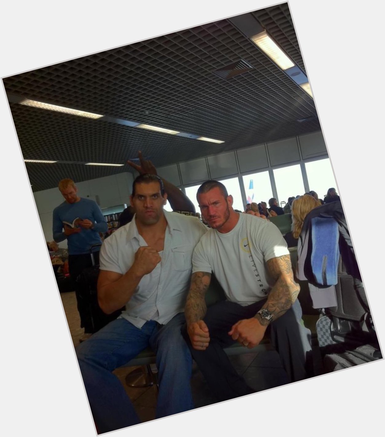Happy Birthday  !! 

Here\s An Unseen Pic Of & The Great Khali. 