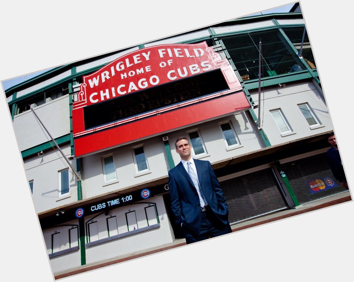 Happy Birthday to Theo Epstein. The man with the most swagger in 
