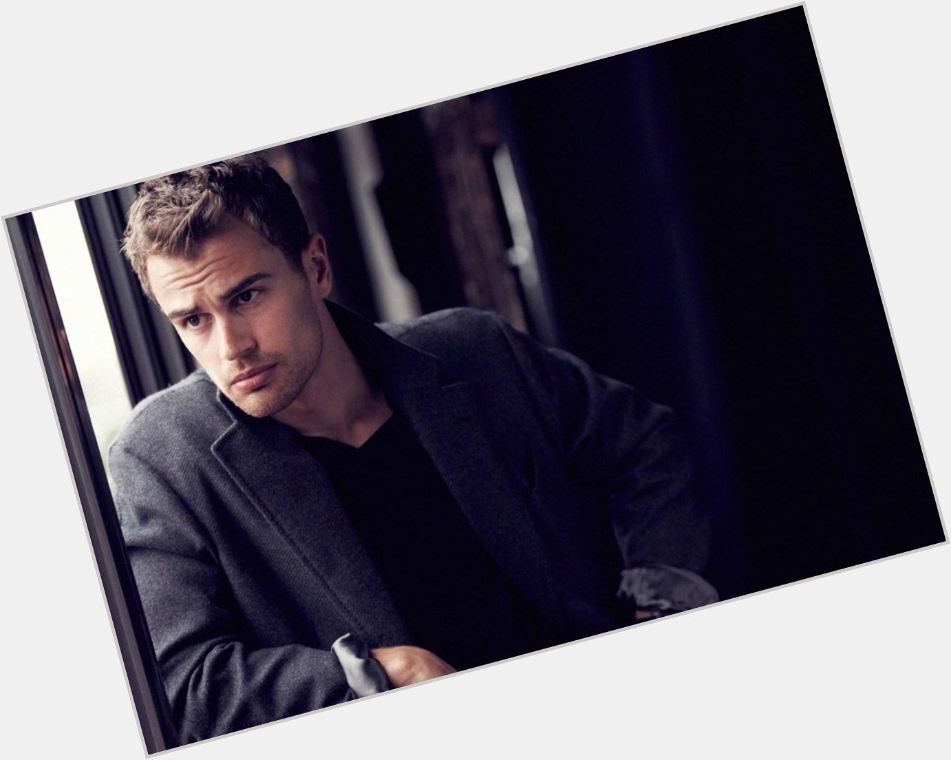 Quick glance, I saw James Franco..  SWOON: Happy 30th Birthday to hunk Theo James! 