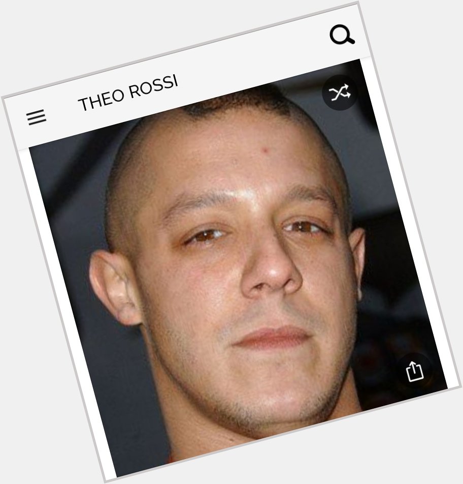 Happy birthday to this great actor.  Happy birthday to Theo Rossi 