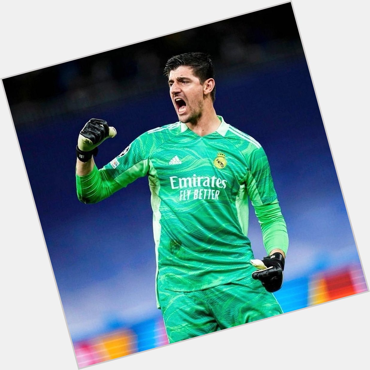 Happy birthday Thibaut Courtois.  The Great Real Madrid wall. 