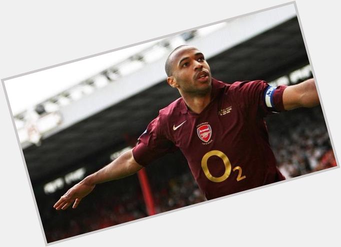 Happy birthday, Thierry Henry! The best forward ever! 
