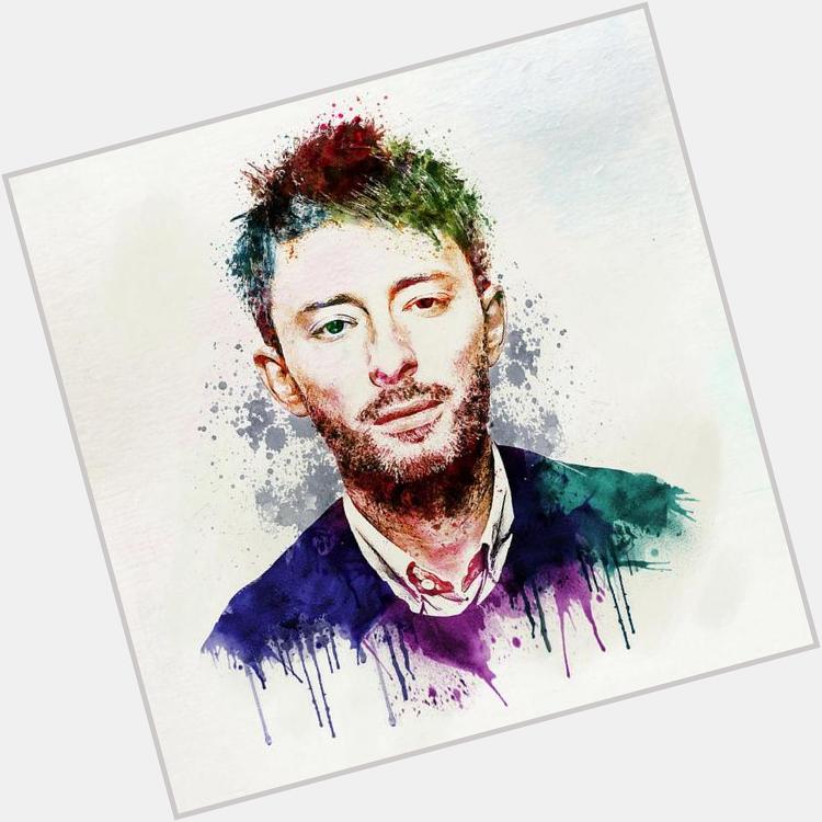 Happy 48th birthday Thom Yorke 