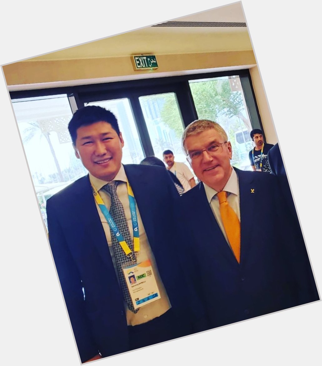 Happy birthday to IOC President Thomas Bach   .   