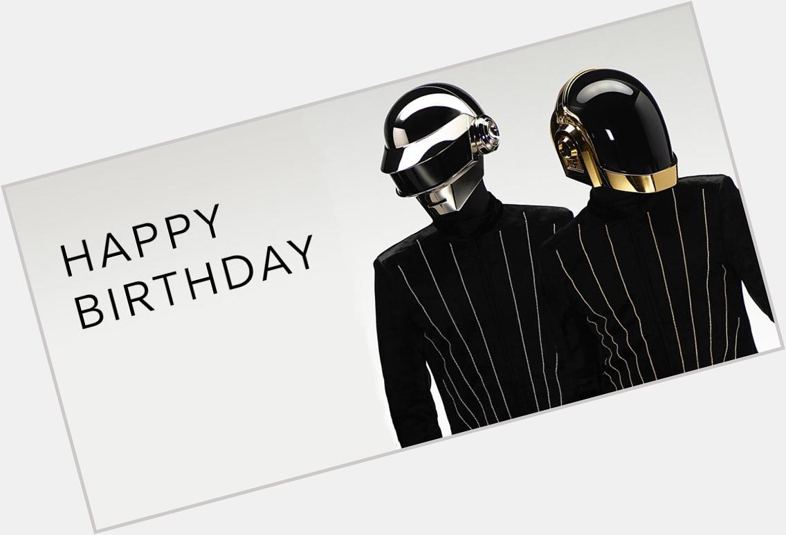 Happy Birthday Thomas Bangalter, from the hit-making duo Daft Punk.  