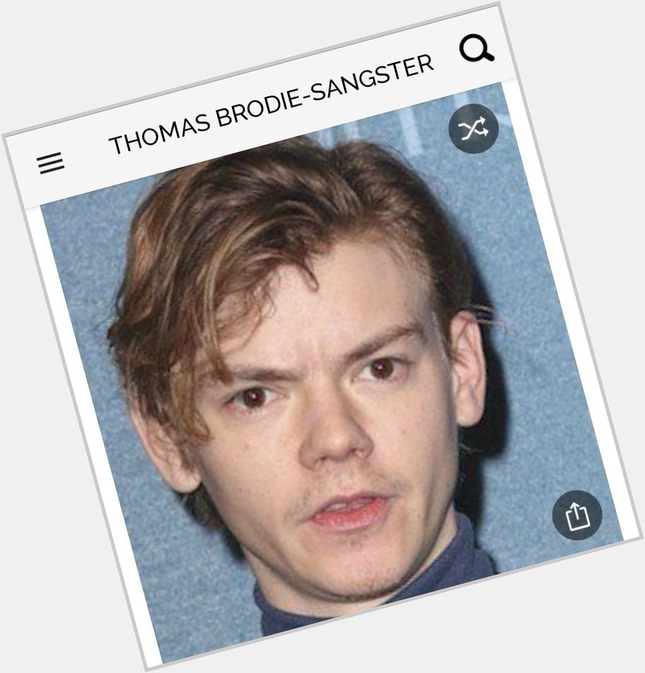 Happy birthday to this great actor.  Happy birthday to Thomas Brodie- Sangster 