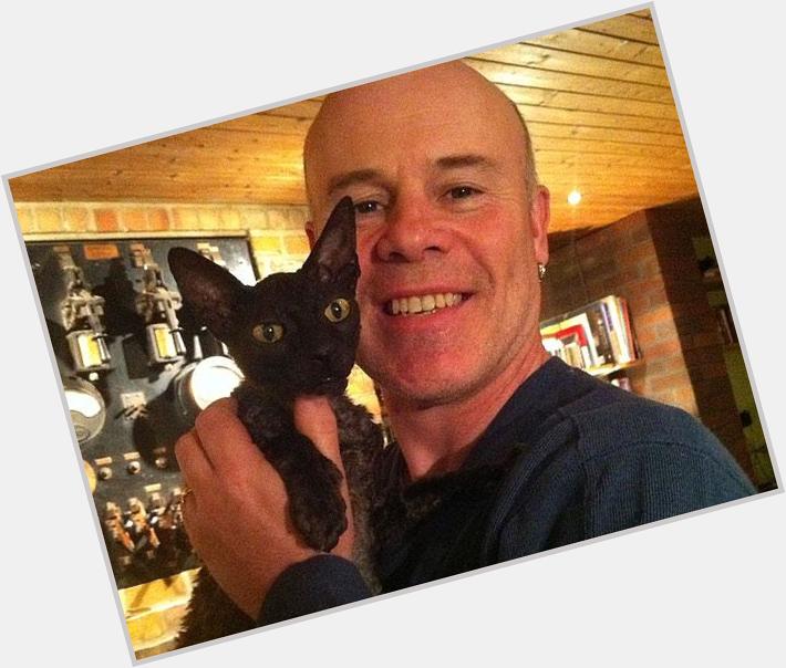 Happy Birthday Thomas Dolby (here he is with his cat Mozart) 