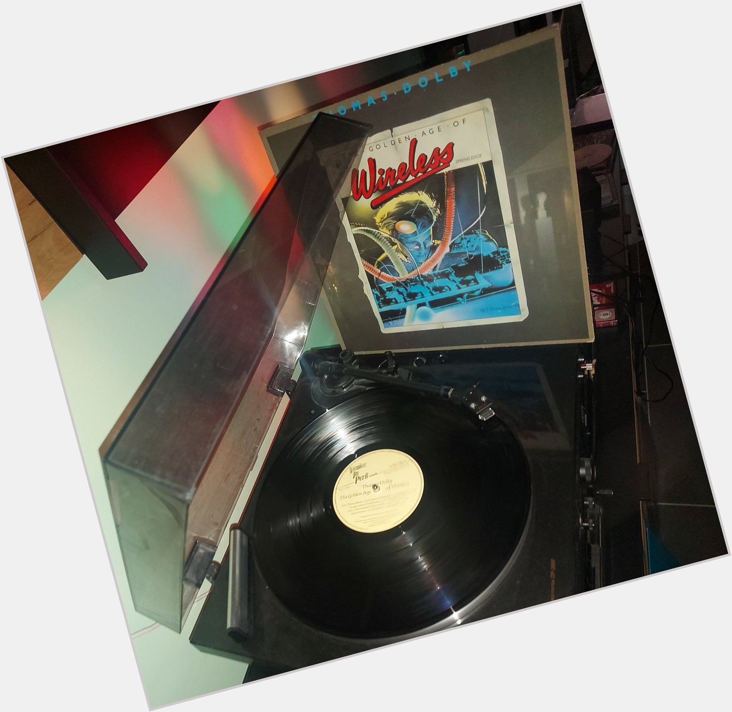 Happy Birthday Thomas Dolby *64*!
The Golden Age Of Wireless 
(Venice in Peril Records/EMI/1982)  