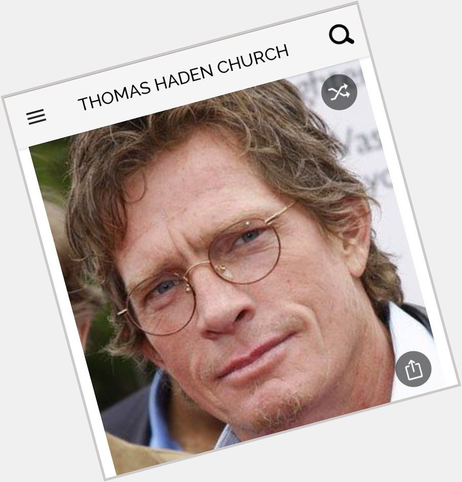 Happy birthday to this great actor.  Happy birthday to Thomas Haden Church 