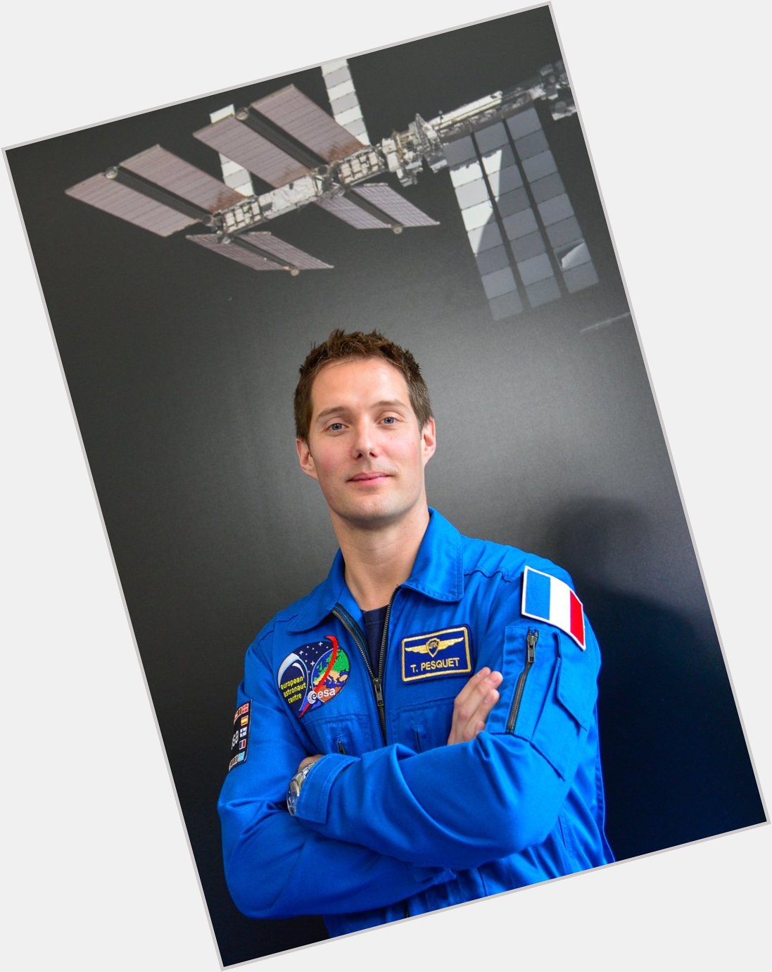 The Photo of ESA Astronaut Thomas Pesquet! Happy Birthday Mr. Thomas Pesquet !     