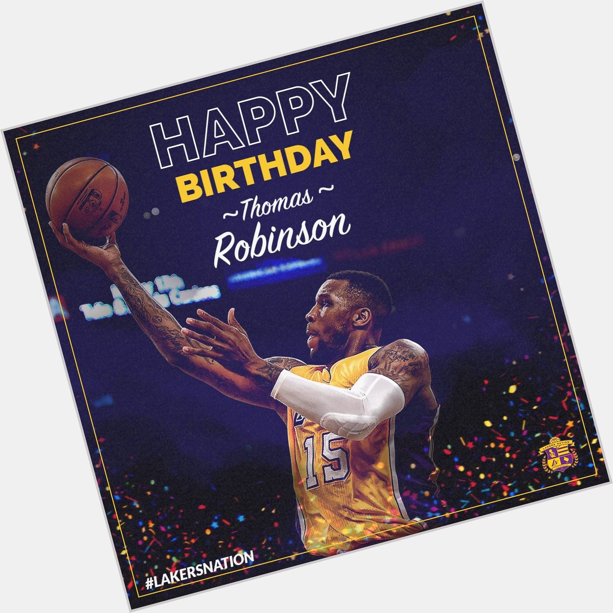 Join us in wishing Lakers forward Thomas Robinson ( a Happy Birthday! 