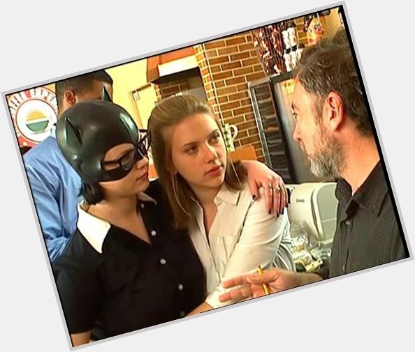 Thora Birch, Scarlett Johansson, and director Terry Zwigoff on the set of GHOST WORLD 2001, Happy birthday Miss Birch 