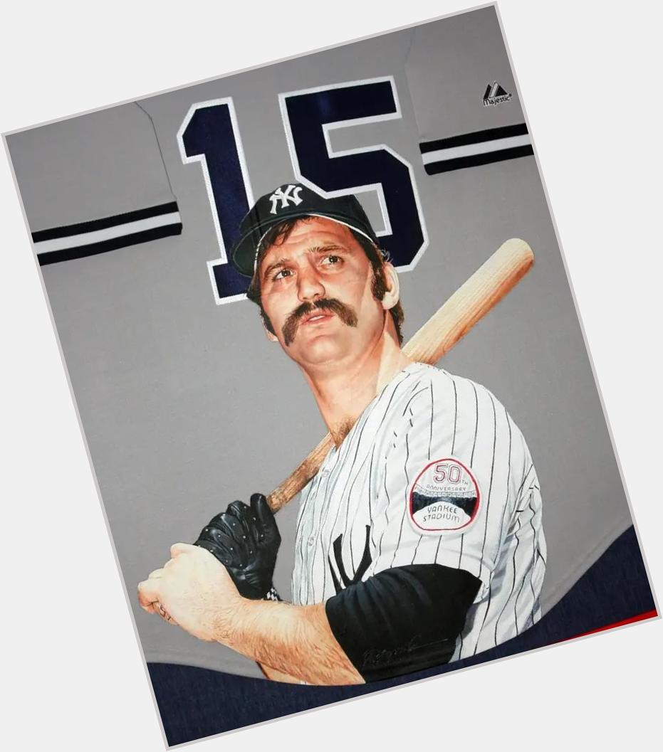 Happy Birthday to the late great, Thurman Munson. One of my heroes,and the captain. R.I.P. SIR.  